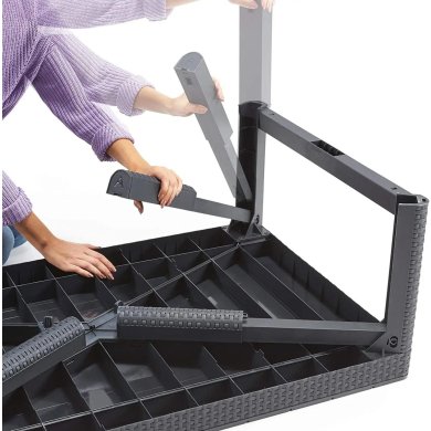 Комплект садових меблів Keter PROVENCE/LYON Графіт 003506 фото - 4