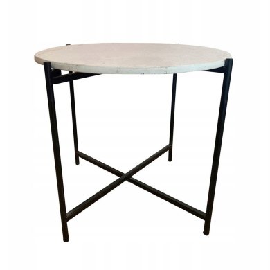 Журнальный стол Meven TERRAZZO BIG Белый MV-8396-TERRAZZO70CM