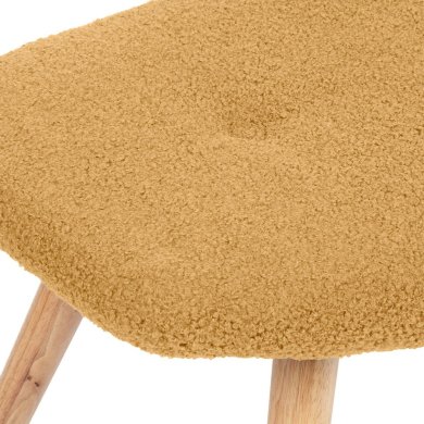Подставка для ног Homla MOSS TEDDY BOUCLE Горчичный 230208 фото - 2
