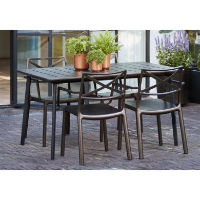 Садовий стіл Keter METALEA Чорний - 6 Садовий стіл Keter METALEA Чорний 247274 фото - 6