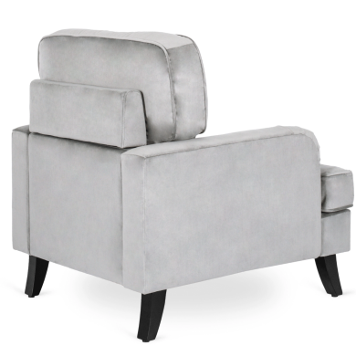 Крісло м'яке Mebel Elit JARI Сірий ME.JARI/P/V/FW фото - 5