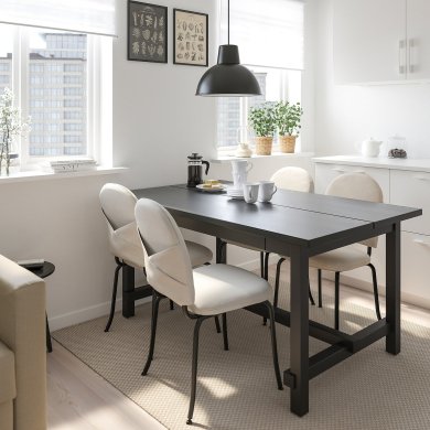 IKEA Обеденный стул EBBALYCKE Серый (ИКЕА ЭББАЛИКЕ) 40568854 фото - 7