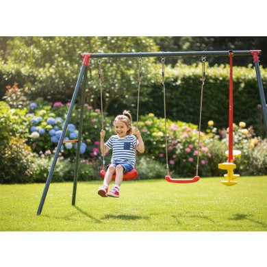 Садовые качели Garden Line 290x180x200 см Разноцветный KRE1067 фото - 5