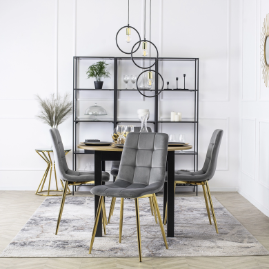 Обеденный стул Mebel Elit YORK Серый ME.YORK/P/ZL/V/K фото - 6