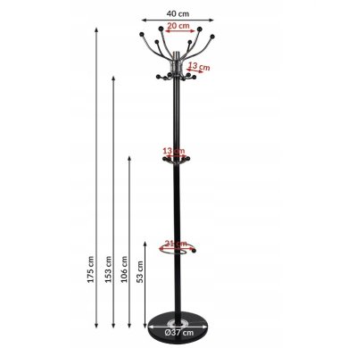 Вешалка Kontrast DB100 Черный - 6 Вешалка Kontrast DB100 Черный 06.03.28184 фото - 6