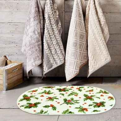 Килимок для ванної Homla SNUGGLY 50x80 см Принт 231990 фото - 4