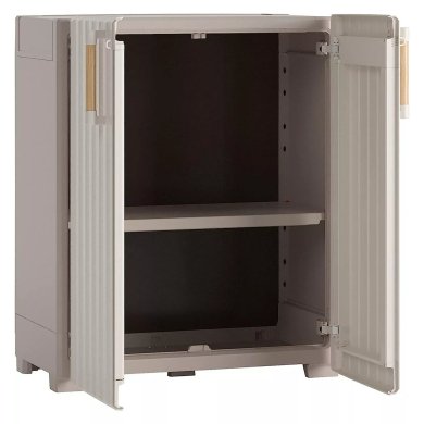 Садовый шкаф Keter/Kis ARMADIO GROOVE BASSO Бежевый 255130 фото - 5