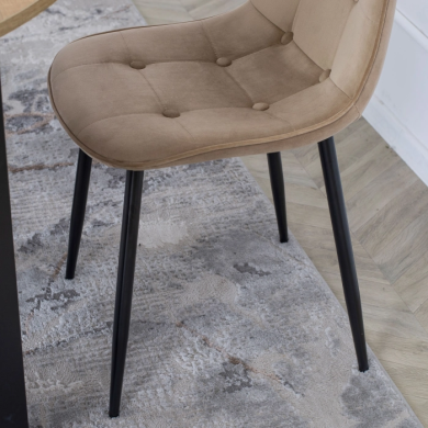 Обеденный комплект мебели Mebel Elit HARRY ARIS | Дуб ривьера / Черный / Бежевый - 9 Обеденный комплект мебели Mebel Elit HARRY ARIS | Дуб ривьера / Черный / Бежевый HARRY/DR/CZ/S/ARIS/BZ/V/Z4/K фото - 9