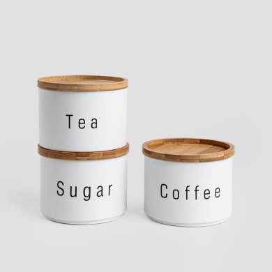 Набор контейнеров Homla DEROS Белый - 4 Набор контейнеров Homla DEROS Белый 240854 фото - 4