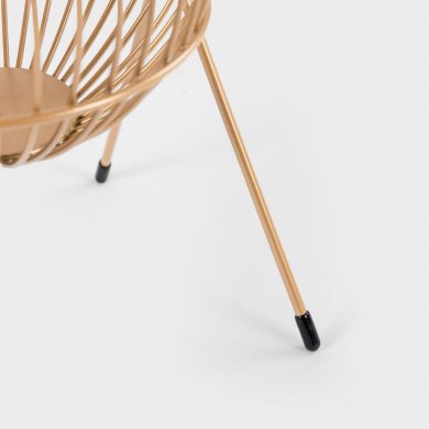 Сервірувальний кошик Homla LET IT SNOW Золотий 231878 фото - 4