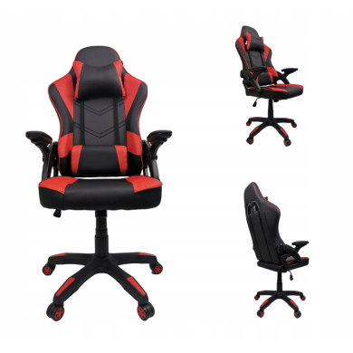 Геймерське крісло Kontrast KG105 Червоний - 13 Геймерське крісло Kontrast KG105 Червоний 5.90.20249 фото - 13