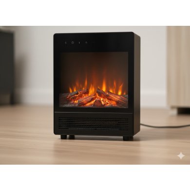 Электрический камин с имитацией пламени Garden Line 2000 Вт Черный FIN2640 фото - 4