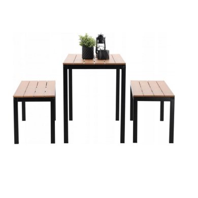 Комплект садових меблів Garden Line MEB0858 Коричневий - 2 Комплект садових меблів Garden Line MEB0858 Коричневий MEB0858 фото - 2