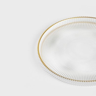 Тарілка Homla VITRIO 21 см Прозорий 234089 фото - 3