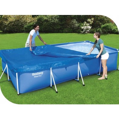 Тент для басейну Bestway 58107 400х211 см Синій BES58107 фото - 4