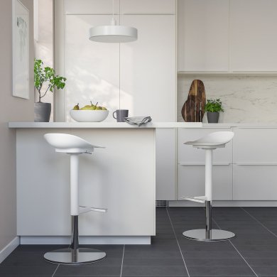 IKEA Барний табурет JANINGE Білий (ИКЕА JANINGE) 70246089 фото - 10