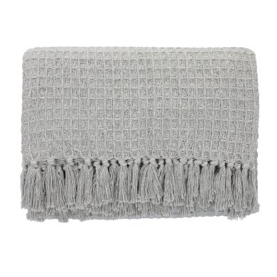 Плед Homla Vaffel 130x170 см Світло-сірий 154192 фото - 2
