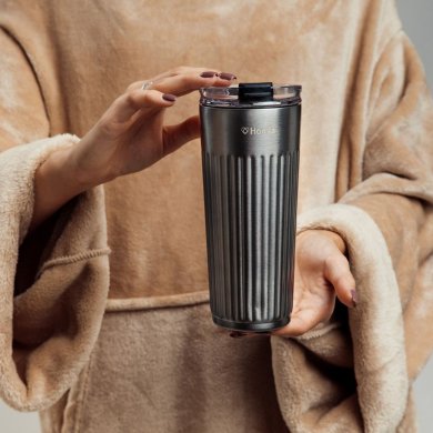 Термокружка Homla TOLEO 500 мл Серебристый - 5 Термокружка Homla TOLEO 500 мл Серебристый 234691 фото - 5