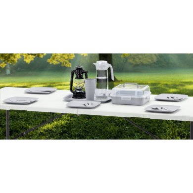 Складной туристический стол Garden Line 180 см Белый - 5 Складной туристический стол Garden Line 180 см Белый ZUM9606 фото - 5