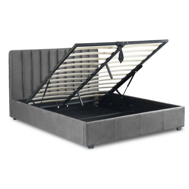 Ліжко Mebel Elit MARI Welur 160x200 см Сірий ME.MARI/160/CP/V/LOZ фото - 4