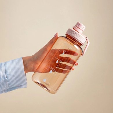 Бутылка для воды Homla LUNARE 950 мл Бежевый - 4 Бутылка для воды Homla LUNARE 950 мл Бежевый 238210 фото - 4