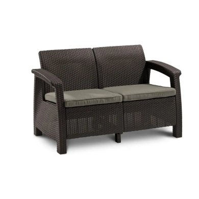 Комплект садових меблів Keter CORFU FIESTA + LYON Коричневий 003013 фото - 2