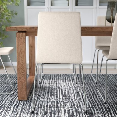 IKEA Обідній стілець LILLANAS Бежевий (ИКЕА ЛИЛЬАНАС) 00534757 фото - 6