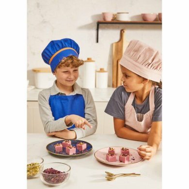 Кухонний фартух та кухарський ковпак Duka Lets Cook Kids | Синій 1219221 фото - 9