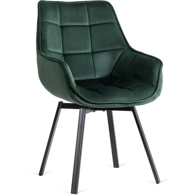 Обідній стілець поворотний Mebel Elit LUNA Welur Зелений ME.LUNA/Z/V/K фото - 2