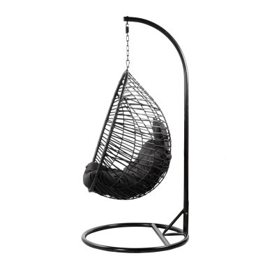 Подвесное кресло-кокон Homla SOLEI Черный - 3 Подвесное кресло-кокон Homla SOLEI Черный 213916 фото - 3