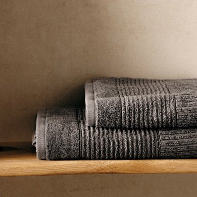 Рушник для рук Homla NALTIO 50x90 см Сірий 162899 фото - 6