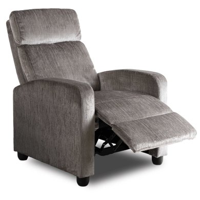Кресло мягкое раскладное с реклайнером Mebel Elit DANNY Welur Серый - 7 Кресло мягкое раскладное с реклайнером Mebel Elit DANNY Welur Серый ME.DANNY/P/V/FW фото - 7