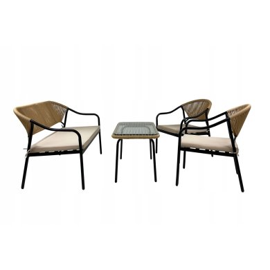 Комплект садовой мебели Kontrast MODENA Дерево 5.05.02369 фото - 2