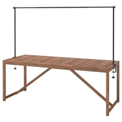 IKEA Садовый стол с штангой NAMMARO/HELGEO Дерево (ИКЕА НАММАРО/ХЕЛЬГЕО) 79535754