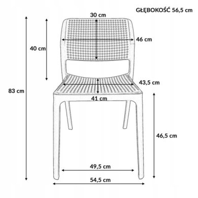 Садовий стілець Kontrast KP102 Антрацит - 13 Садовий стілець Kontrast KP102 Антрацит 5.90.211293 фото - 13