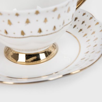 Чашка с блюдцем Homla VIPOS 200 мл Принт 232460 фото - 3