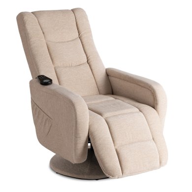 Крісло м'яке розкладне масажне з реклайнером Mebel Elit SPIKE 2 Бежевий ME.SPIKE2/BZ/T/FW фото - 2