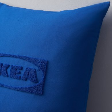 IKEA Декоративная наволочка AURTIENDE 50х50 см Синий (ИКЕА АУРТЬЕНДЕ) 70578984 фото - 2