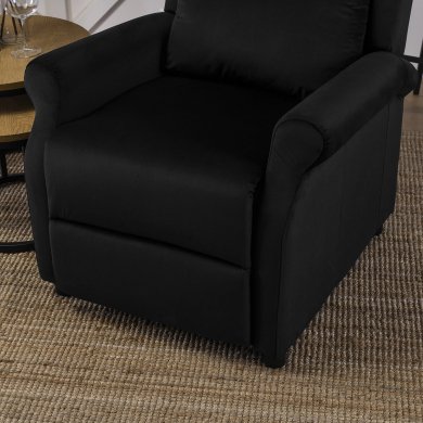 Кресло мягкое раскладное с реклайнером Mebel Elit SIMON Черный - 12 Кресло мягкое раскладное с реклайнером Mebel Elit SIMON Черный ME.SIMON/CZ/V/FW фото - 12