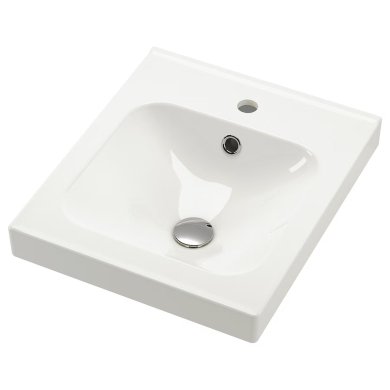 IKEA Раковина ORRSJON 49х42 см Белый 10545067