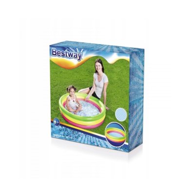 Надувной детский бассейн Bestway 51104 102х25 см Разноцветный BES51104 фото - 8
