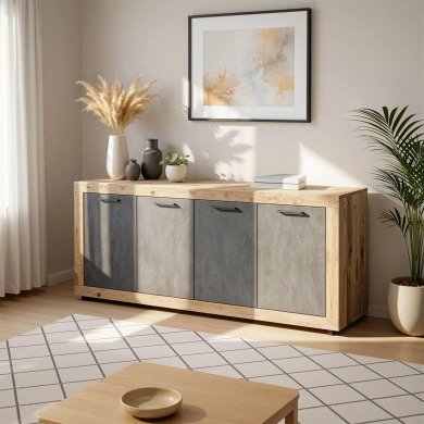 Комод Mebel Elit BLAGO 2 Необработанный дуб W.LUNEA/OSL/MA/KOM4D фото - 5