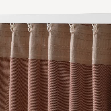 IKEA Шторы TIBAST 145x300 см 2 шт Темно-красный (ИКЕА ТИБАСТ) 50466666 фото - 7