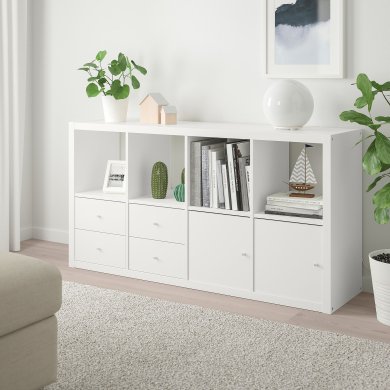 IKEA Стеллаж KALLAX Белый (ИКЕА КАЛЛАКС) 59278307 фото - 3
