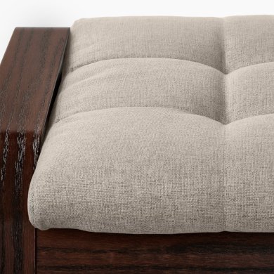 IKEA Кресло-качалка с подставкой POANG Бежевый (ИКЕА ПОАНГ) 99502007 фото - 5
