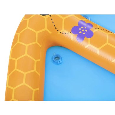 Надувной детский бассейн Bestway 52639 ПЧЕЛКА 127х119х61 см Оранжевый BES52639 фото - 9