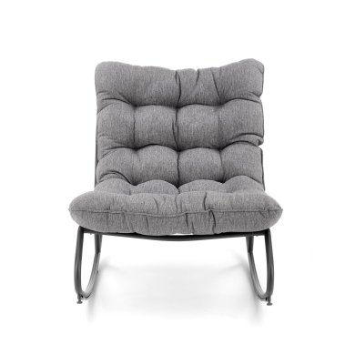 Садовое кресло-качалка Halmar GATTO Пепельный - 4 Садовое кресло-качалка Halmar GATTO Пепельный V-CH-GATTO-FOT фото - 4