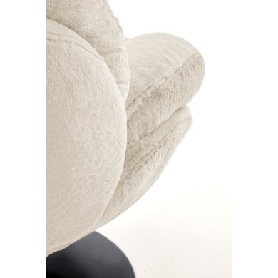 Крісло м'яке поворотне Halmar SHELL Кремовий V-CH-SHELL-FOT-KREMOWY фото - 8