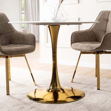 Обеденный стол Mebel Elit SANDER Marmur Золотой ME.SANDER/B/ZL/S фото - 3