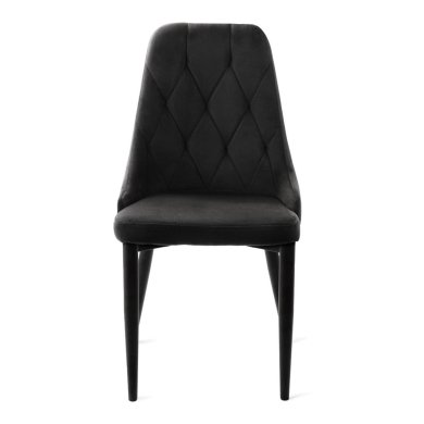 Обідній стілець Homla LOUIS QUILTER Welur Чорний 213958 фото - 3